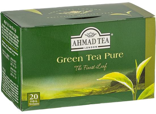 Ahmad Tea Green Tea Pure, Pack of 20